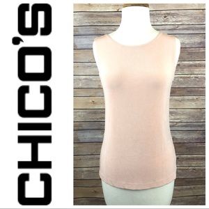 Chico’s Travelers Wrinkle Free Reversible Tank Top